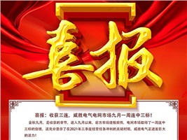 喜報(bào)：收獲三連，威勝電氣電網(wǎng)市場九月一周連中3標(biāo)！
